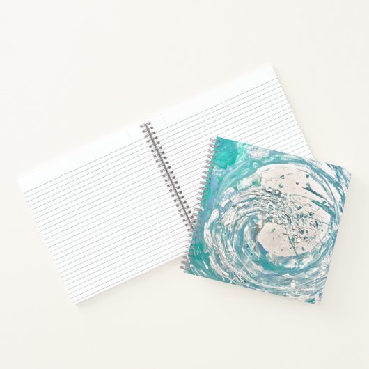 Carnet Abstrait Blue Wave Art moderne  (Intérieur)