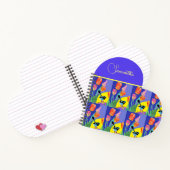 Carnet Abstrait Blue Wren Oiseaux australiens (Intérieur)