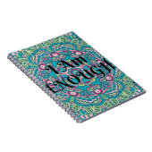 Carnet Abstrait Boho Mandala Je Suis Assez Affirmation (Côté Droit)