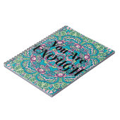 Carnet Abstrait Boho Mandala Vous Êtes Assez Affirmation (Côté gauche)