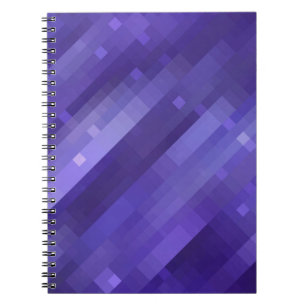 Carnet Abstrait brillant en mosaïque violet arrière - pla