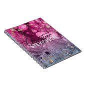 Carnet Abstrait Chic Luxury Glam Marble Pour Paint (Côté Droit)