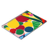Carnet Abstrait coloré (Côté gauche)