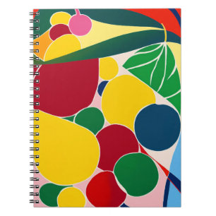 Carnet Abstrait coloré