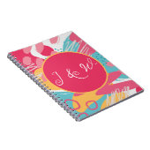 Carnet Abstrait coloré Personnalisé (Côté Droit)