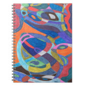 Carnet abstrait "Colour Rush" (Devant)
