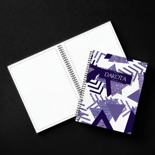 Carnet abstrait Cool des années 80 Formes de passion vi