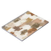 Carnet Abstrait Crème Brun Ivoire (Côté gauche)