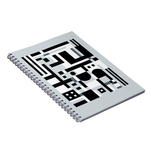 Carnet Abstrait de grille moderne (Côté Droit)