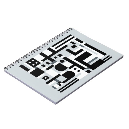 Carnet Abstrait de grille moderne (Côté gauche)