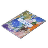 Carnet Abstrait de la spirale couleur (Côté gauche)
