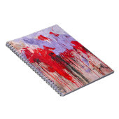Carnet Abstrait de l'expression Lavender Rouge (Côté Droit)