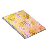 Carnet Abstrait de rose et de taille monogramme (Côté Droit)