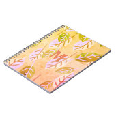 Carnet Abstrait de rose et de taille monogramme (Côté gauche)