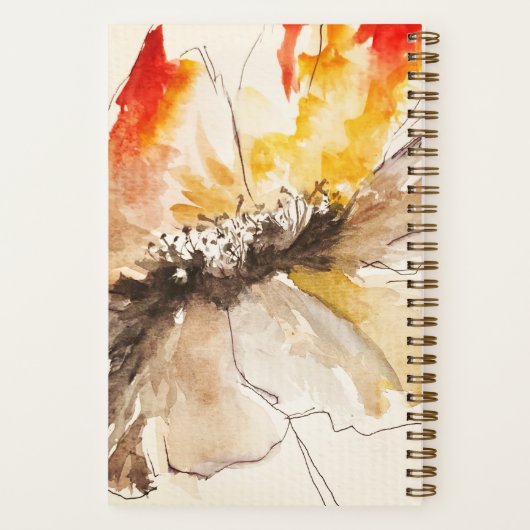 Carnet Abstrait de spirale (Verso)