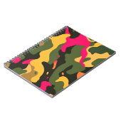Carnet Abstrait de spirale Camo (Côté gauche)