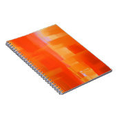 Carnet Abstrait d'énergie orange vif (Côté Droit)