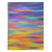 Carnet Abstrait Desert Sunset Sky Artwork (Devant)