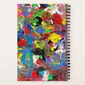 Carnet Abstrait drôle Joyeux coloré (Verso)