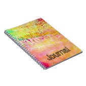 Carnet Abstrait du Journal de Peinture Lumière (Côté Droit)