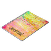 Carnet Abstrait du Journal de Peinture Lumière (Côté gauche)