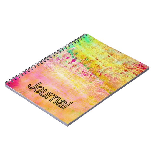 Carnet Abstrait du Journal de Peinture Lumière (Côté gauche)