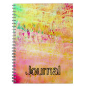 Carnet Abstrait du Journal de Peinture Lumière (Devant)