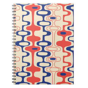 Carnet Abstrait du milieu du siècle : design moderne et t