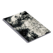 Carnet Abstrait en noir et blanc (Côté Droit)