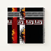 Carnet Abstrait, ethnique, créatif (Dos)