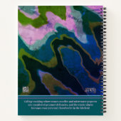 Carnet Abstrait Favorite College Modern Green Recette (Dos)