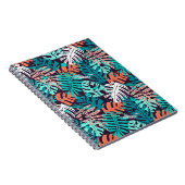 Carnet Abstrait  feuille tropical motif. Créatif (Côté Droit)