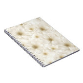 Carnet Abstrait floral d'ivoire doux (Côté Droit)