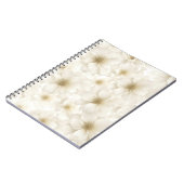 Carnet Abstrait floral d'ivoire doux (Côté gauche)