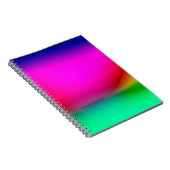 Carnet abstrait flou arrière - plan, motif coloré (Côté Droit)