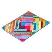 Carnet Abstrait géométrique, arrière - plan de couleur gr (Côté gauche)