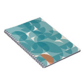 Carnet Abstrait géométrique bleu (Côté Droit)