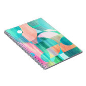 Carnet Abstrait géométrique brillant et coloré (Côté Droit)