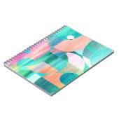 Carnet Abstrait géométrique brillant et coloré (Côté gauche)