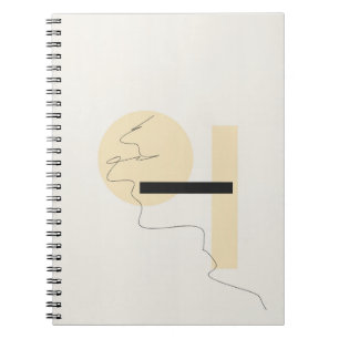 Carnet Abstrait géométrique minimaliste