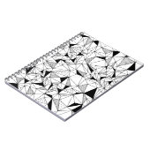 Carnet Abstrait géométrique : Polygonal Arrière - plan Ar (Côté gauche)