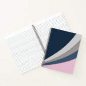 Carnet Abstrait imprimé simple géométrique moderne (Intérieur)