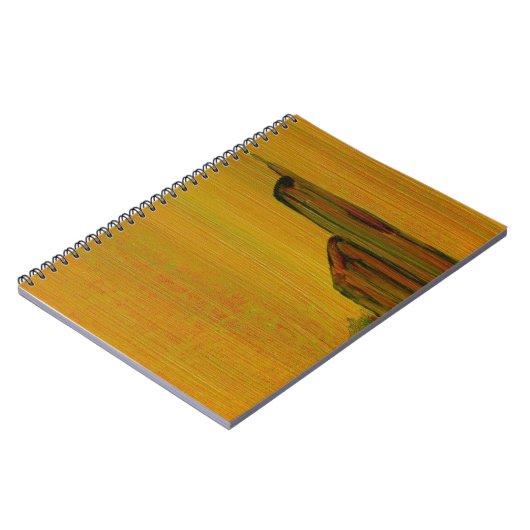 Carnet Abstrait jaune (Côté gauche)