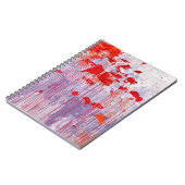 Carnet Abstrait Lavender Rouge (Côté gauche)