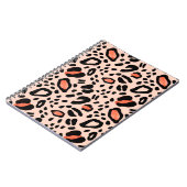 Carnet Abstrait léopard aquarelle. motif poster de animal (Côté gauche)