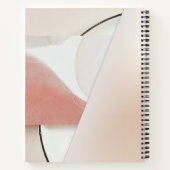 Carnet Abstrait Moderne de Terre Neutre (Dos)