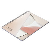 Carnet Abstrait Moderne de Terre Neutre (Côté gauche)