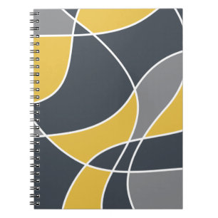 Carnet Abstrait, moderne, géométrique, motif tendance