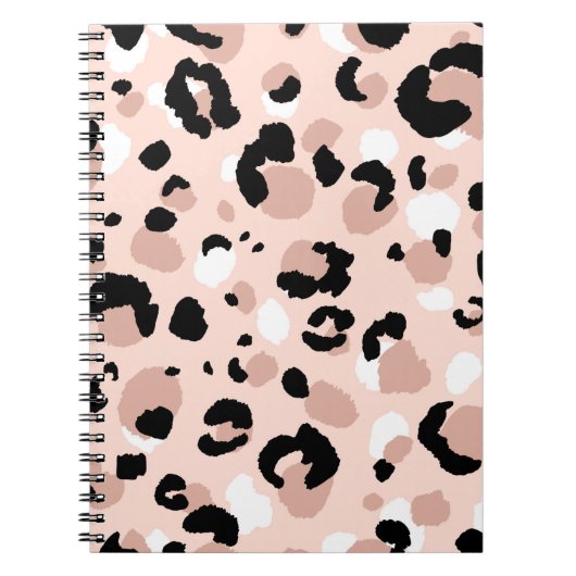 Carnet Abstrait moderne léopard sans couture motif. Anima (Devant)
