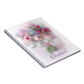 Carnet Abstrait moderne peinture à l'huile Fleurs Modèle (Côté Droit)